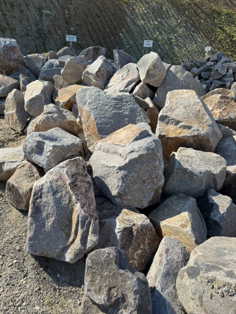 Enrochement granit gris 300/600